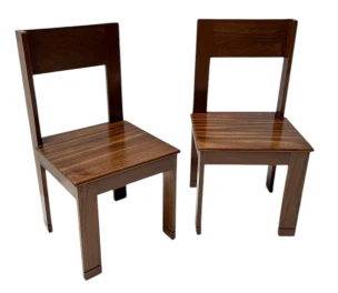 Art Deco Modernist Side Chair by J.A. Muntendam for L.O.V. Oosterbeek, 1920s